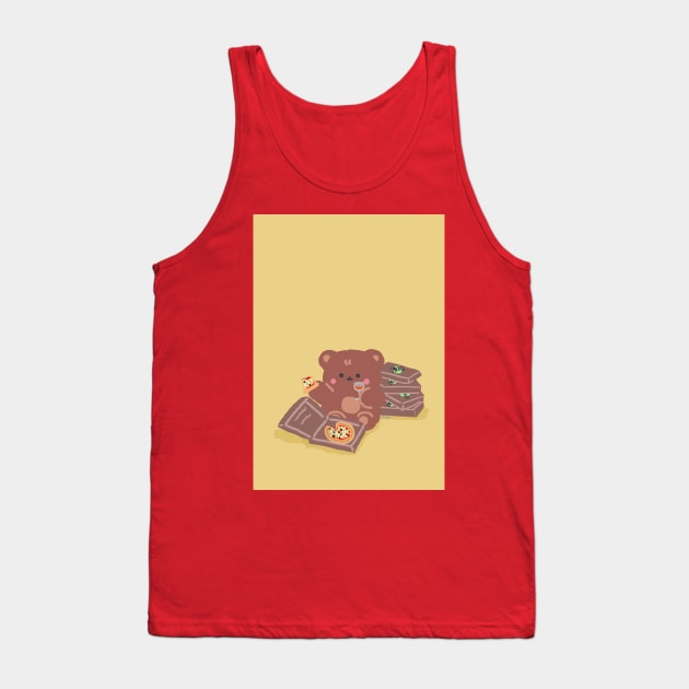 Bear Tank Top by Dnoü